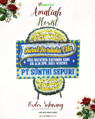 Papan Bunga Duka di Melawai