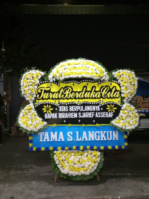 Papan Bunga Duka di Melawai