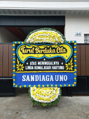 Papan Bunga Duka di Melawai