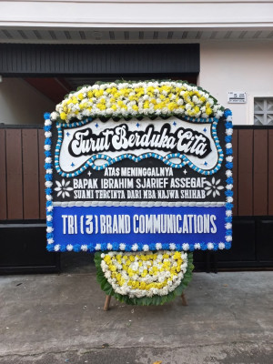 Papan Bunga Duka di Melawai